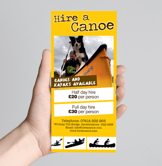 DL Single Sided Flyers 130gsm gloss